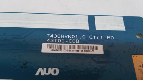 Tcon Philco Pld4326fix T430hvn01.0 Ctrl Bd 43t01-c0b Pl634 (Usado)