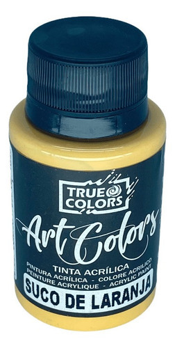 Tinta Acrilica Artcolors Artesanato True Colors 60ml - Cores Cor Suco de Laranja
