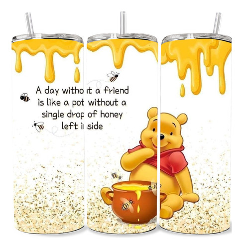 Termo Vaso Winnie Pooh Miel D1 Personalizado