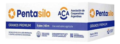 Silo Bolsa Caja De 60x9 R Bicolor Blanco Y Negro Con Uv