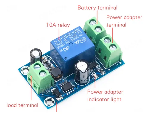 Modulo Ups Dc Control Automático Proteccion Apagado 12v 48v