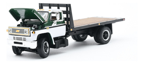 Camión Escala 1/64 Chevy C65 Cama Plana De Un Eje 60-1022 Verde Oscuro