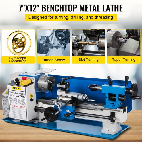 Torno De Metal Mini De Precisión