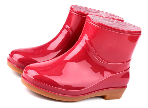 Botas De Lluvia Para Mujer, Botas Cortas Antideslizantes A L