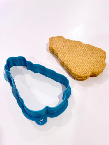 Cortador De Galleta Ginger Mordido Navidad 10cm