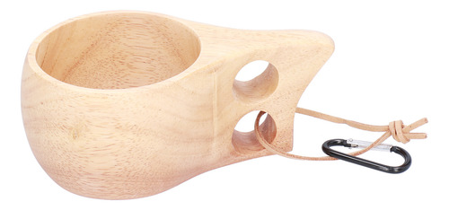Taza De Madera, Portátil, Ligera, Con Asa Para Beber