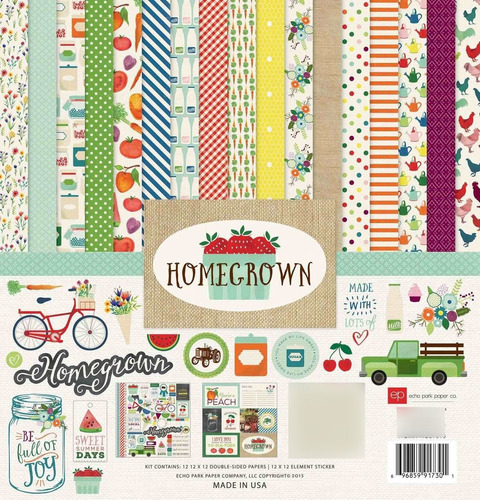 Echo Park Paper Company Homegrown Scrapbook Collection