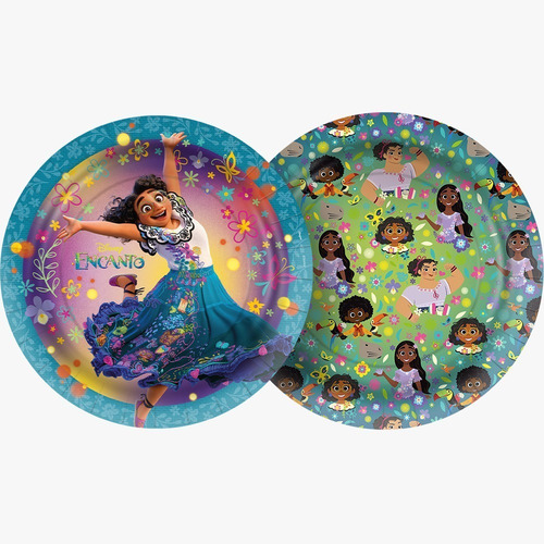 Imagem 5 de 7 de Copos E Pratos Encanto Disney - Embalagens Promocionais