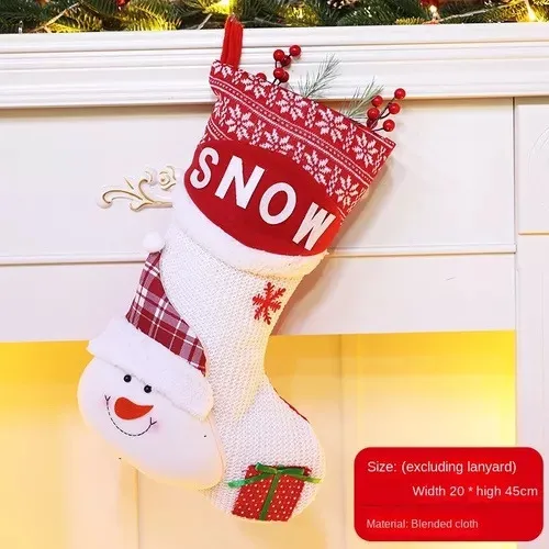 2 Bolsas De Regalo Navideñas Dimensionales For Niños