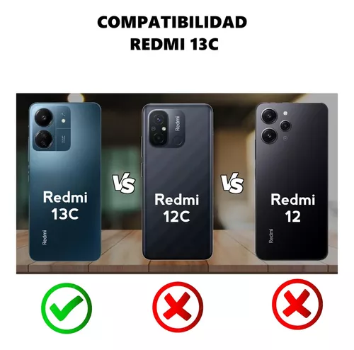 Carcasa Anti Golpes Para Xiaomi Redmi 13c + Lamina Pantalla