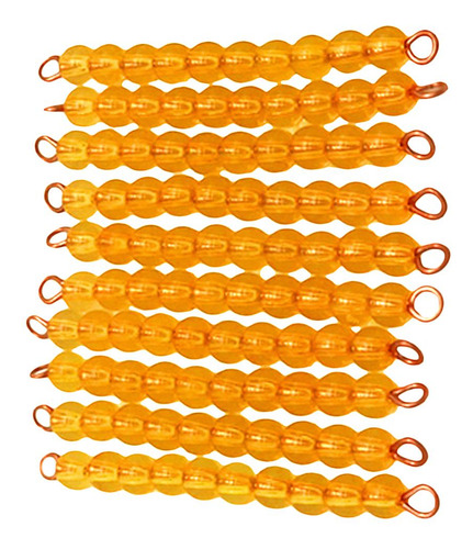 3 Montessori 10 Pedazos Barra De Granos Material