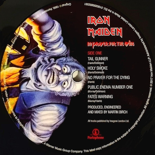 Imagen 3 de 7 de Iron Maiden No Prayer For The Dying Vinilo Rock Activity