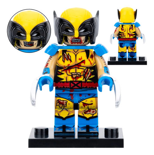 Set Figuras Armables Deadpool Y Wolverine Zombies Bootleg