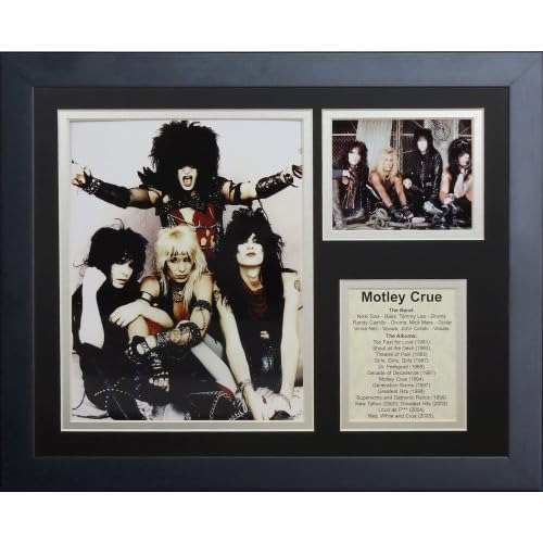 Collage De Fotos Enmarcadas De Motley Crue, 11 Por 14 P...