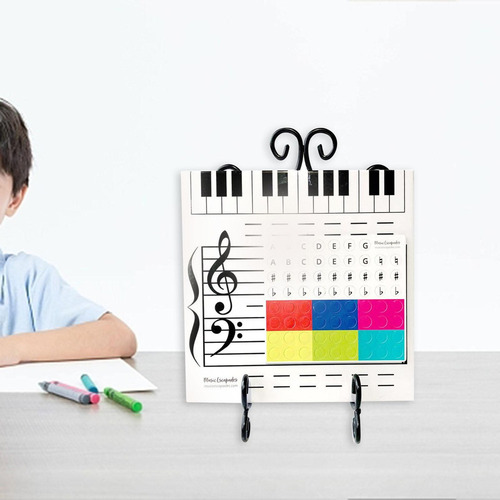 Pizarra Blanca Magnética Para Escribir Símbolos Musicales,