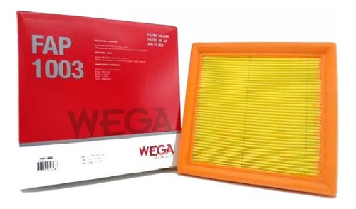 Filtro Aire Wega Xr250 Fap-1003 Rectangular 1 Pack
