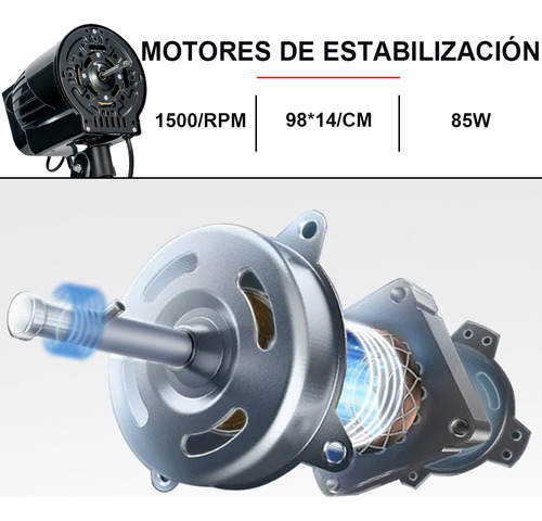 2 Pcs Ventilador Metálico 3 En 1 De Pie,85w,127v,Ventilador De Pedestal Estructura Azul Aspas,Diámetro 50cm 60hz Frecuencia Material de las aspas Metal,Pared 18in,3 Velocidades