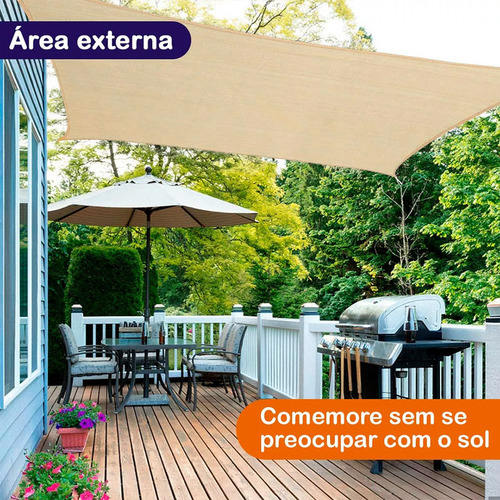 Tela De Sombreamento Toldo Sombrite Garagem 90% 2x3ml