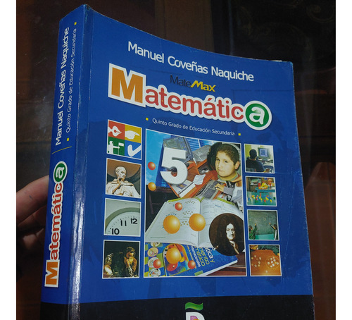 Libro Matemática Max 5° Grado Se Secundaria Manuel Coveñas 