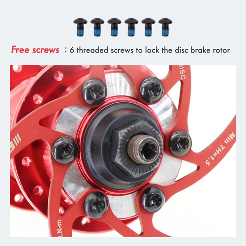 Rotor De Disco De Freno De Bicicleta De Djc 2pcs Mtb Brake 6