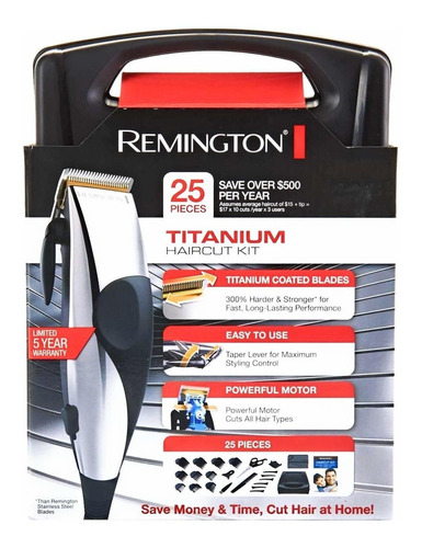Remington Hc-822 - Juego De Cortapelos (25 Piezas)