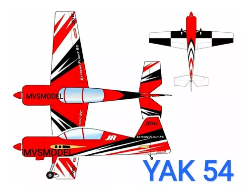 Aeromodelo Epp Yak 54 Inquebravel Kit Para Montar