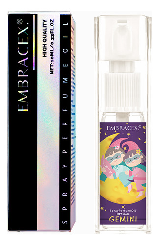 Perfume De Aceites Esenciales Aromáticos Gemini, 10 Ml