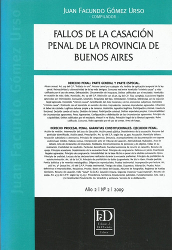 Fallos De La Casación Penal De Buenos Aires 2 Gómez Urso 