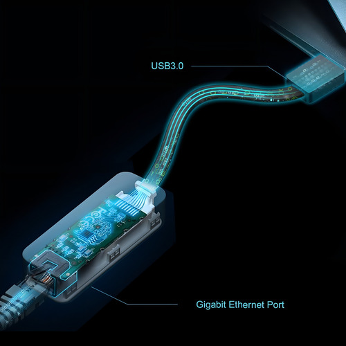 Adaptador Ethernet Tp-link Ue306: Usb3.0 A Red Gigabit Rj45