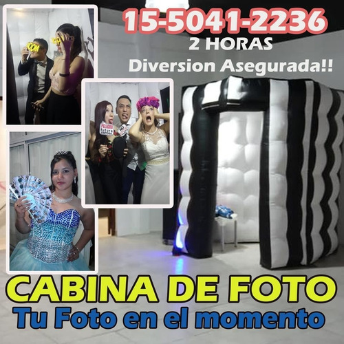 Imagen 7 de 10 de Foto Cabina Cabina Fotografica, Selfie Video Fiesta Eventos