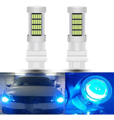 Glofe Bombilla Led Alta Potencia 92smd 8000 K Azul Hielo Drl