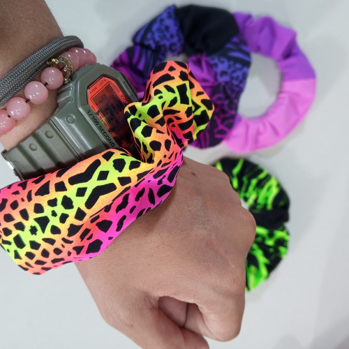 Colitas Scrunchies Accesorios Para El Cabello De Licra
