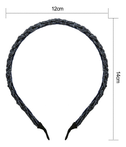 Diademas Mtlee Con Cuentas De 6 Piezas, Sombrero Con Cuen...