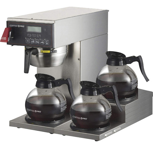 Coffee Pro Cp3ai - Cafetera Comercial De 3 Quemadores, 15.8.