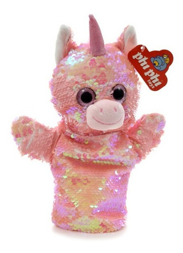 Títere De Mano Unicornio - Llama - Oso 22 Cm Phi Phi Toys