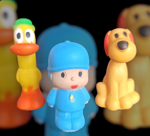 Bonecos Pocoyo Turma Completa Em Miniaturas 5 Personagens