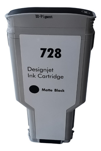 Catridge Alternativo 728 Matte Black 300 Ml (f9j68a) Pigment