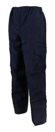 Pantalon Cargo Azul Poplin Tallas S,m,l,xl Y Xxl 140 Gramos.