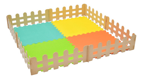 Corralito Corral Bebe Pelotero Montessori Pikler 2x2m + Piso