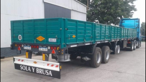 Semirremolque Sola Y Brusa . 0km Baranda Volcable. Disponibe