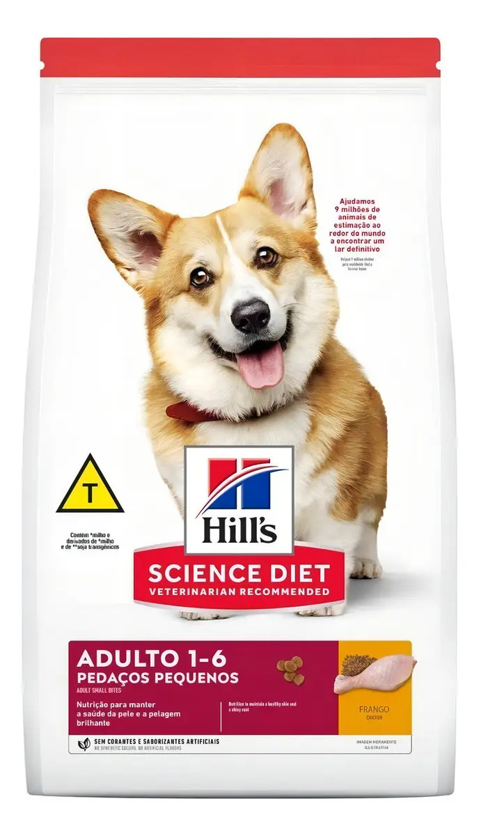 Hill's Science Diet Pedaços Pequenos Para Cães Adultos 12 Kg