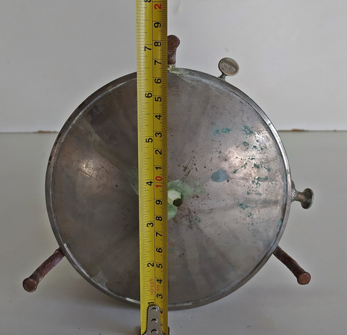 Antigo Fogareiro Em Bronze / Querosene / Década 1950 - 07