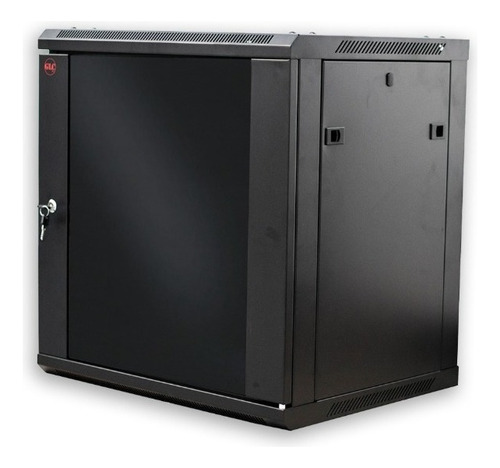 Imagen 1 de 10 de Rack Mural Soho 12 Unidades 19' Glc Interior Puerta Vidrio