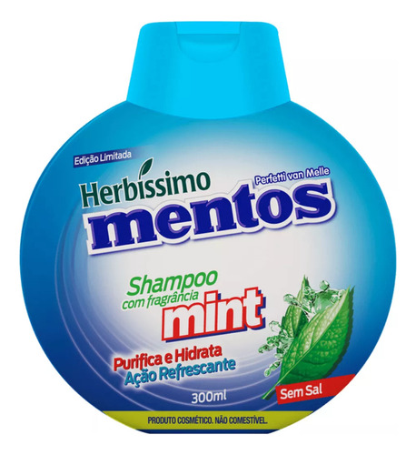  Shampoo Herbissimo Mentos Mint 300ml