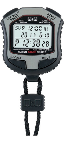 Cronometro Q&q Hs-45,10 Tiempos,pacemaker,reloj,timer ,wr50m