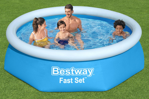 Piscina Bestway Inflable Armado Rápido 1880l 2.44m Familiar