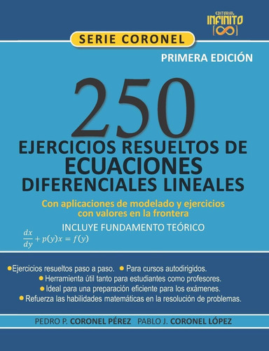 Libro: 250 Ejercicios Resueltos De Ecuaciones Diferenciales