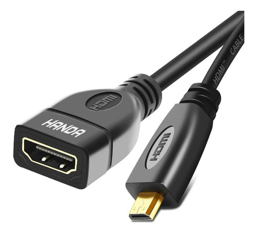 Cable Adaptador Micro Hdmi - Hdmi Hembra Camara Tablet Gopro