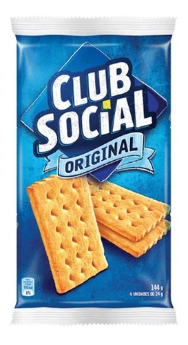 Atacado C/8 Biscoito Club Social Original 144g