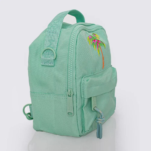Mini Mochila Farm Feminina Borogodo Ferias Na Praia Ref:7831 Cor Verde Água